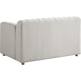 Meridian Naya Cream Velvet Chair