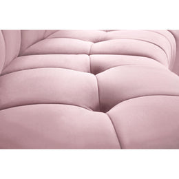 Meridian Limitless Pink Velvet Modular Chair
