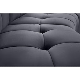 Meridian Limitless Grey Velvet Modular Chair