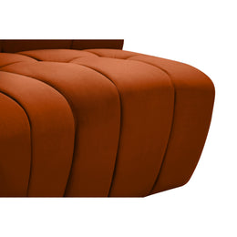 Meridian Limitless Cognac Velvet Modular Chair