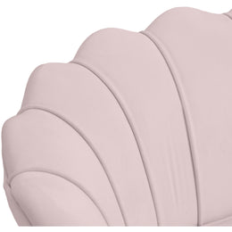 Meridian Gardenia Pink Velvet Chair