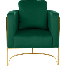 Meridian Casa Green Velvet Chair