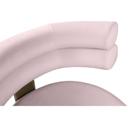 Meridian Fitzroy Pink Velvet Counter Stool