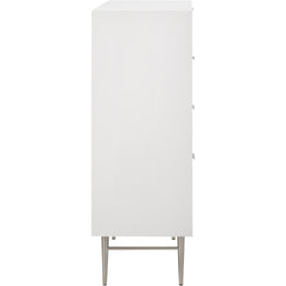 Meridian Modernist White Gloss Chest