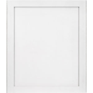 Meridian Modernist White Gloss Mirror