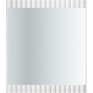 Meridian Modernist White Gloss Mirror