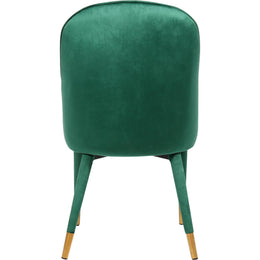 Meridian Belle Green Velvet Dining Chair
