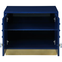Meridian Cosmopolitan Navy Lacquer Side Table