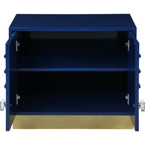 Meridian Cosmopolitan Navy Lacquer Side Table
