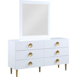 Meridian Zayne White Dresser