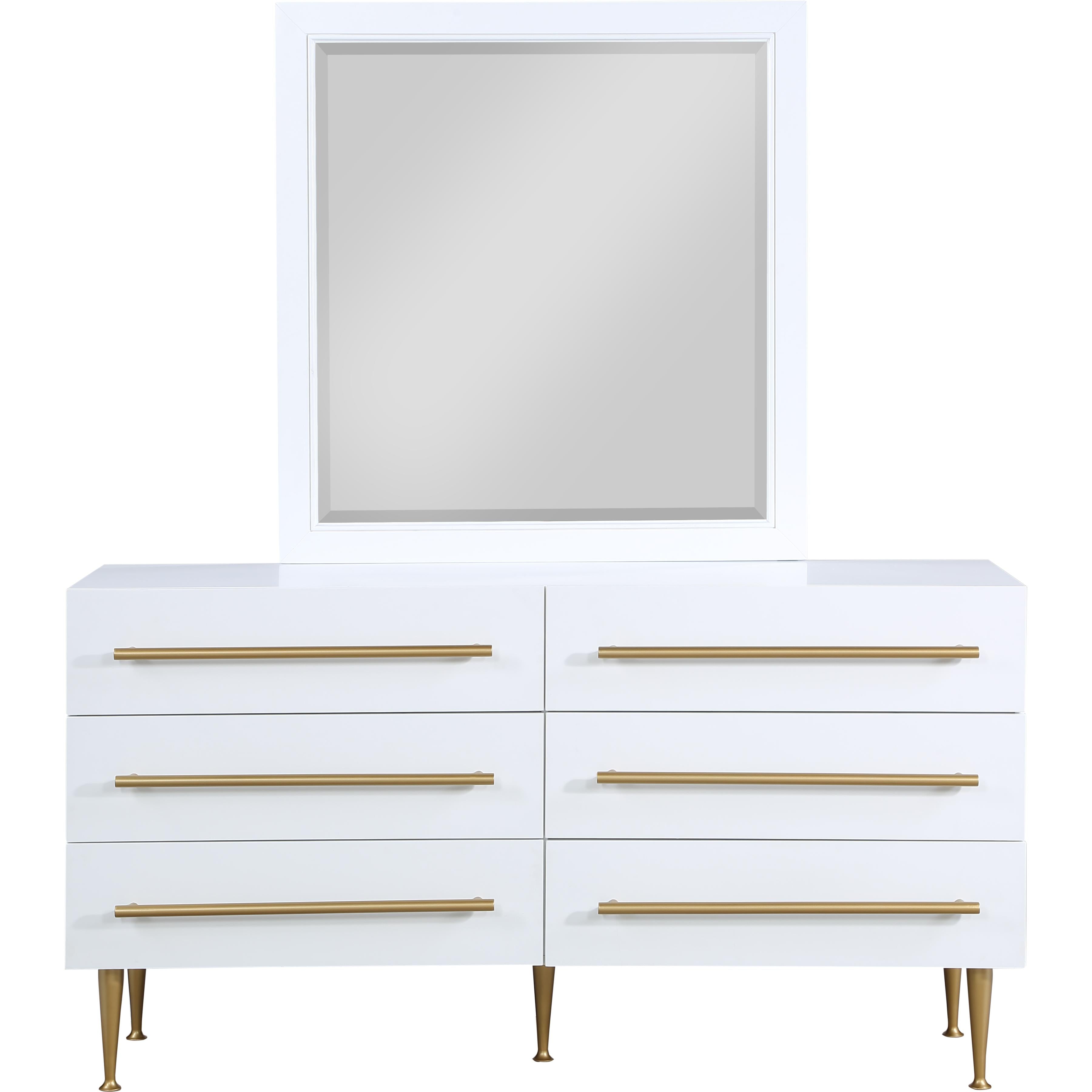 Meridian Marisol White Dresser