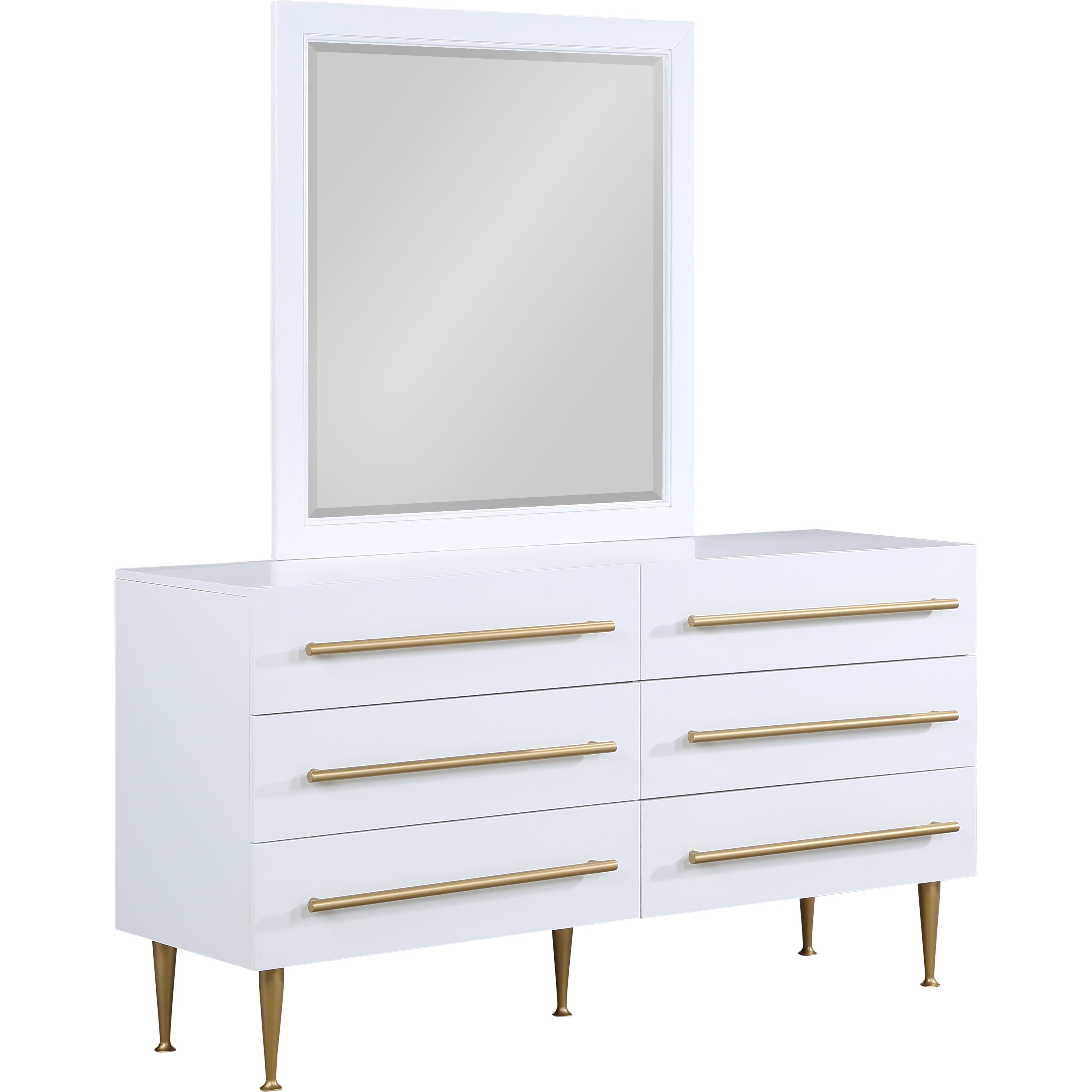 Meridian Marisol White Dresser