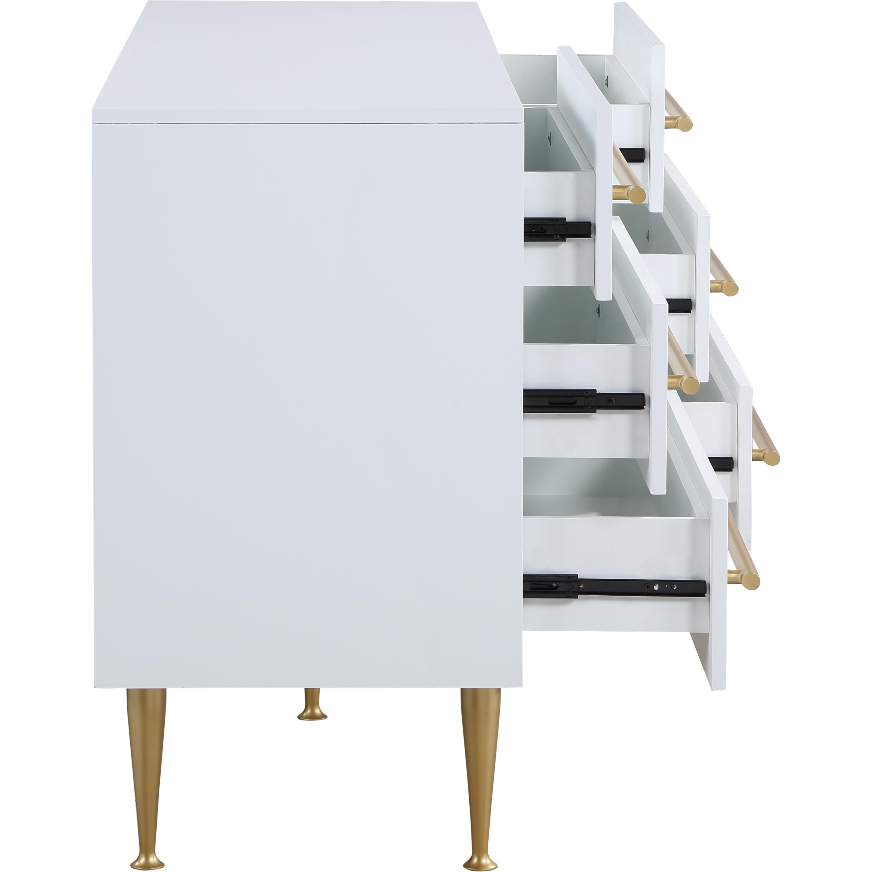 Meridian Marisol White Dresser