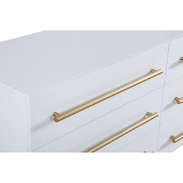 Meridian Marisol White Dresser