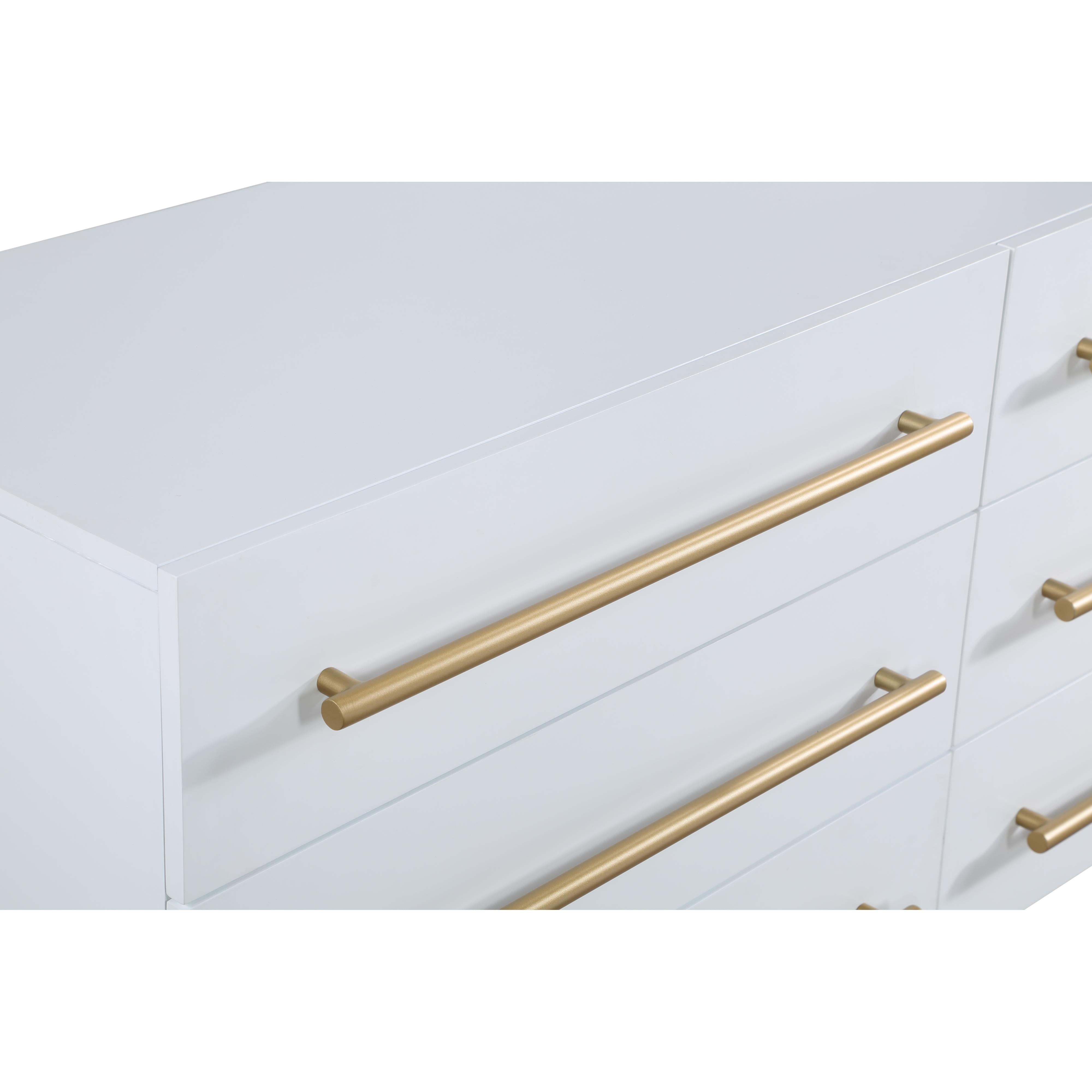 Meridian Marisol White Dresser