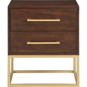 Meridian Maxine Brown Night Stand