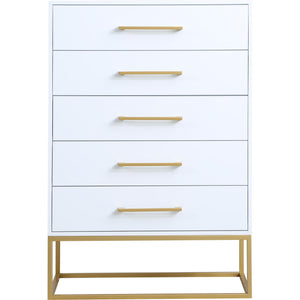 Meridian Maxine White Chest