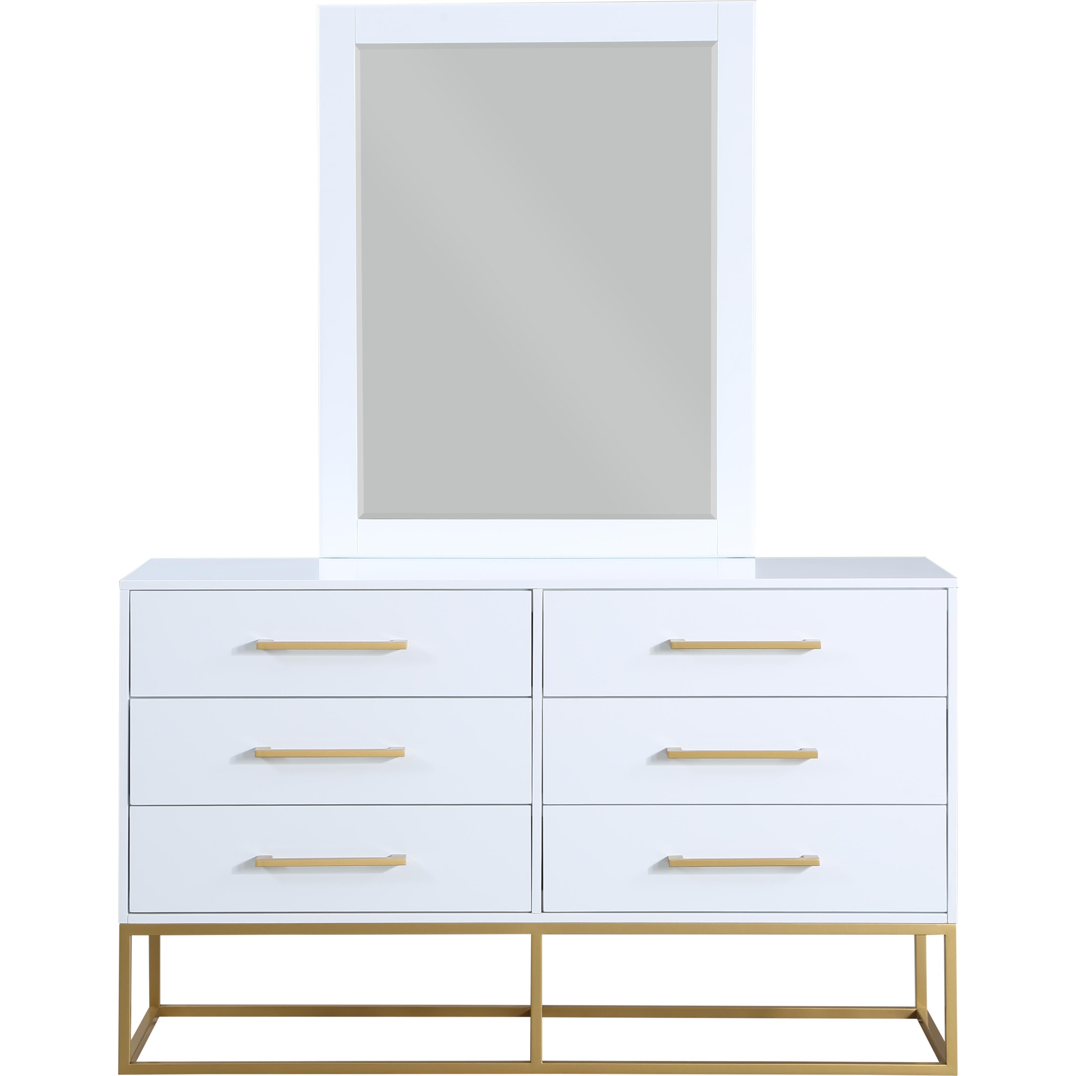 Meridian Maxine White Dresser