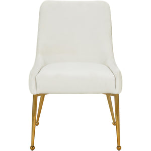 Meridian Ace Cream Velvet Dining Chair