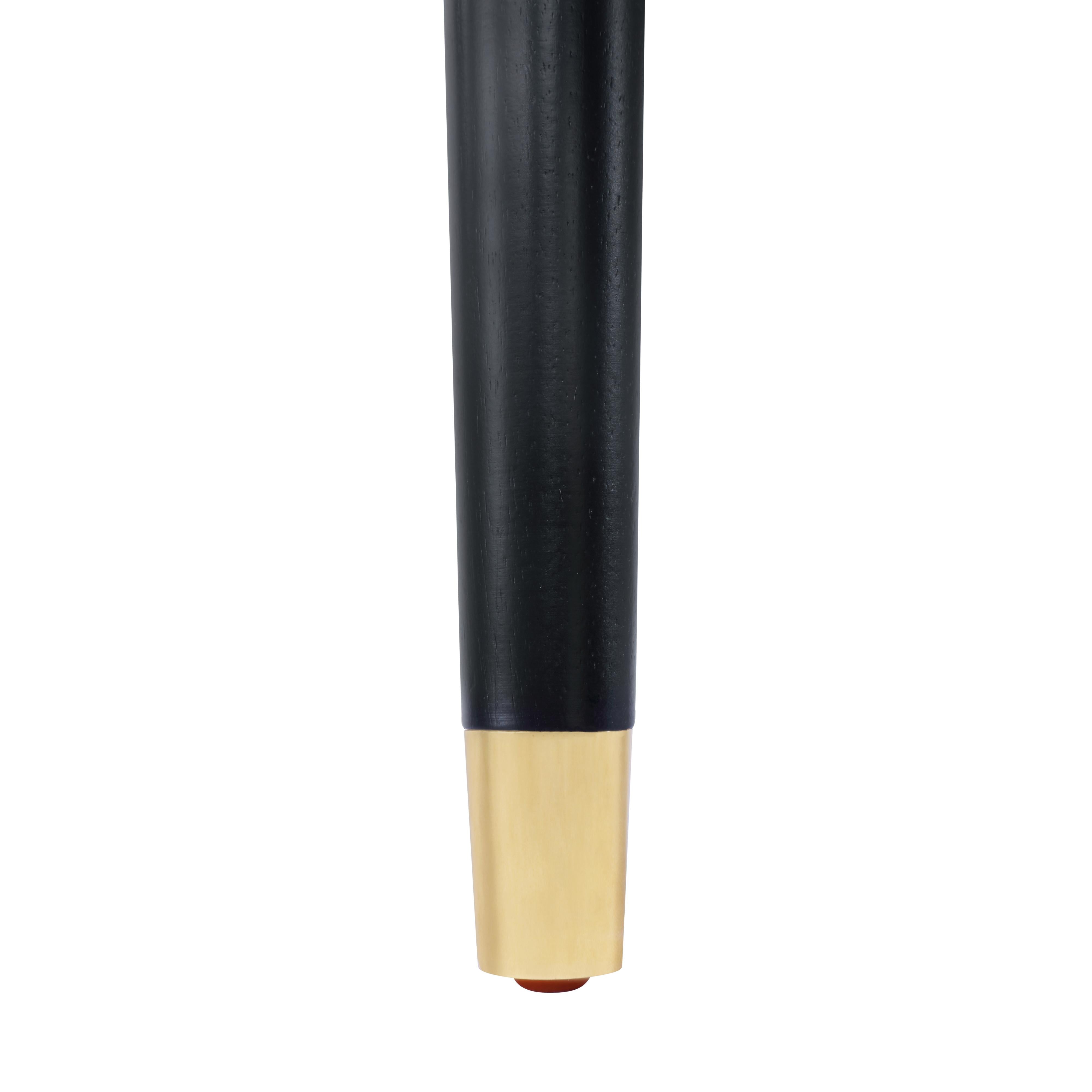 Meridian Omni Green Velvet Dining Chair