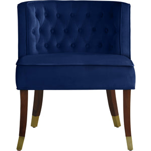 Meridian Perry Navy Velvet Dining Chair