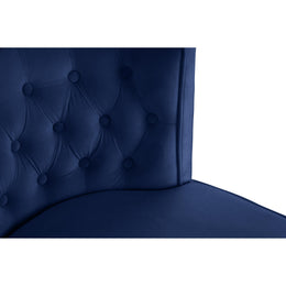 Meridian Perry Navy Velvet Dining Chair
