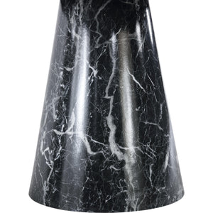 Meridian Omni Black Faux Marble Dining Table