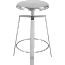 Meridian Lang Silver Iron Counter/Bar Stool