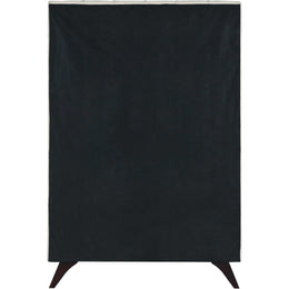 Meridian Elly Cream Velvet Twin Bed