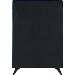 Meridian Elly Navy Velvet Twin Bed
