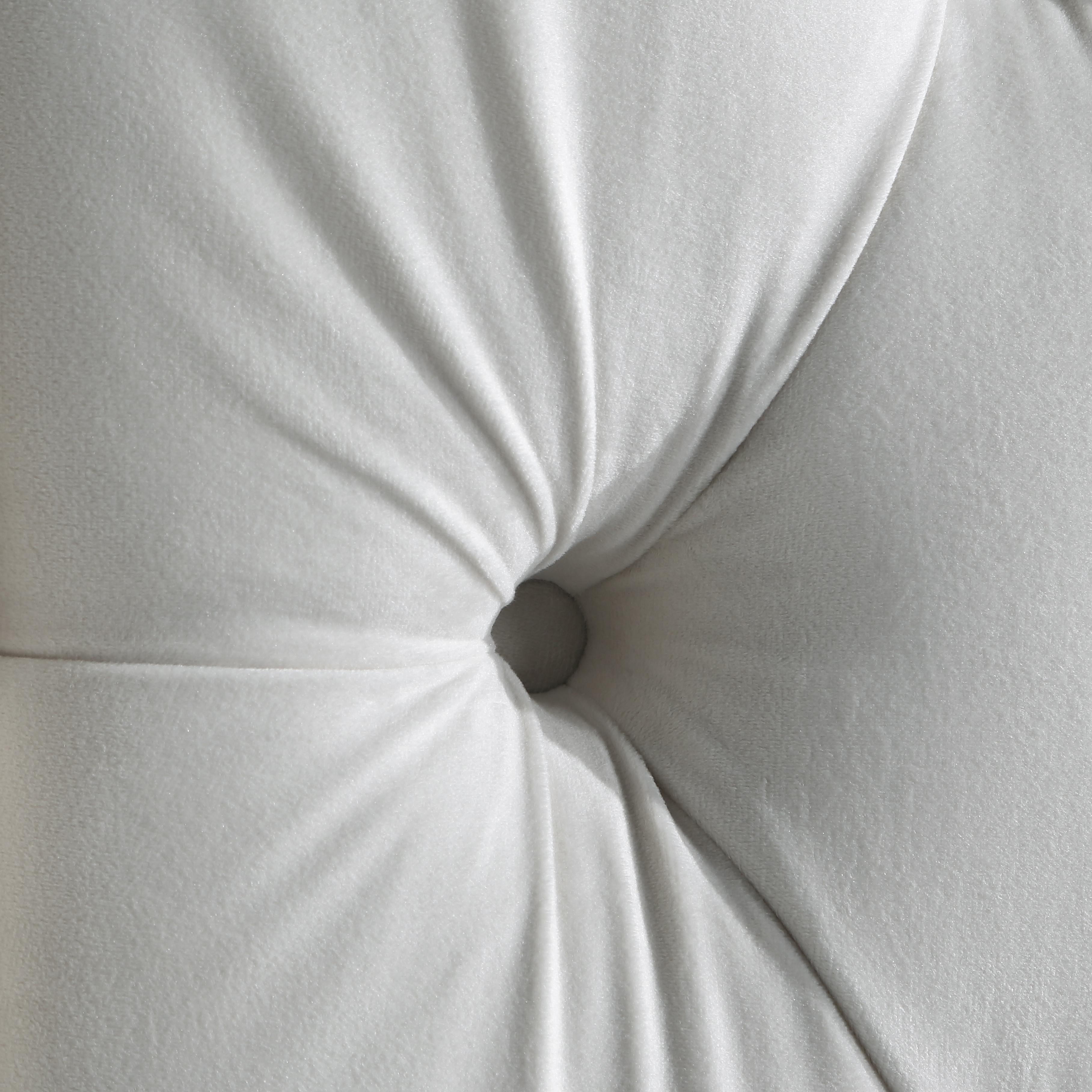 Meridian Fritz Cream Velvet Full Bed