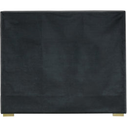 Meridian Nora Grey Velvet Full Bed