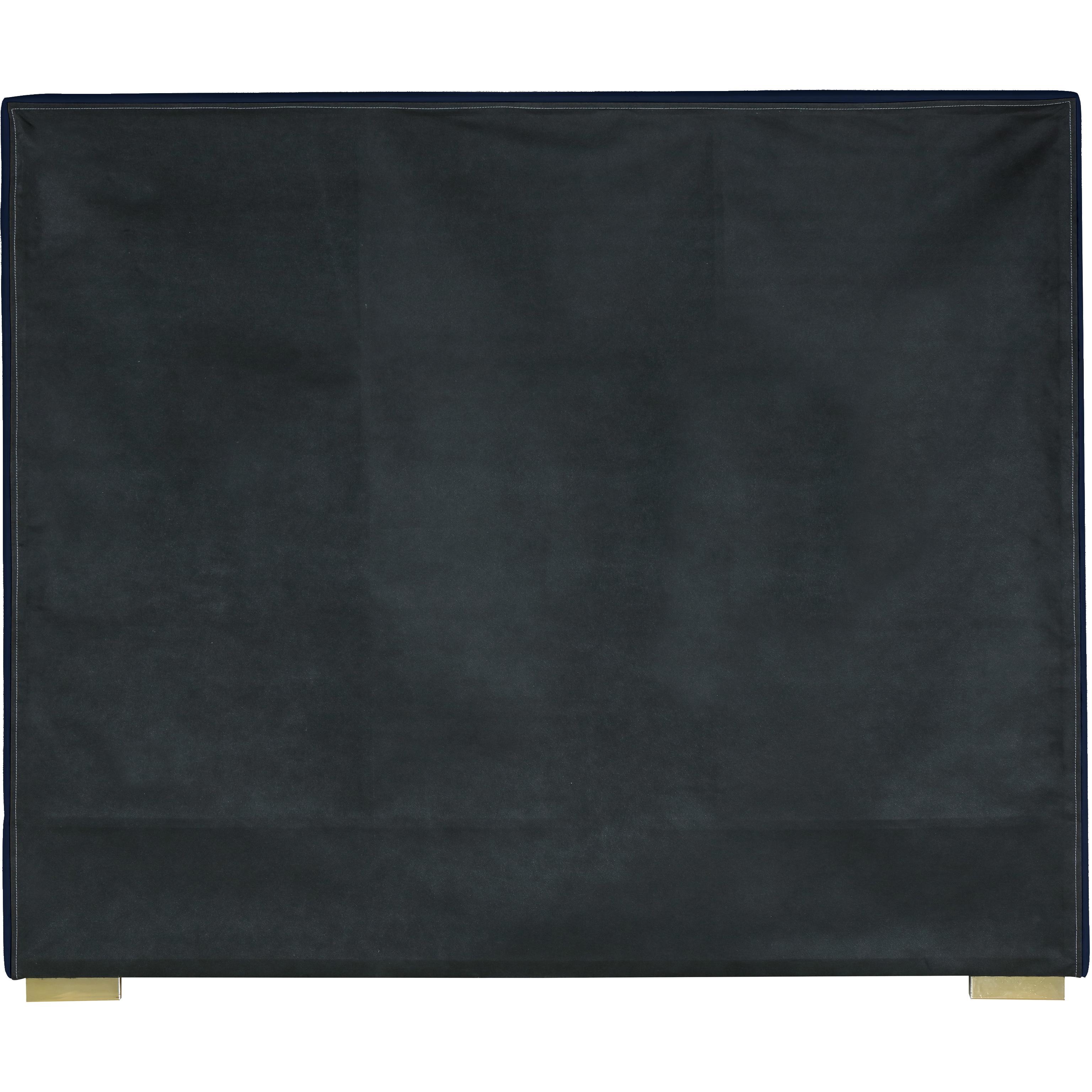 Meridian Nora Navy Velvet Full Bed