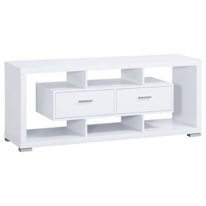 Darien 2-drawer Engineered Wood 59-inch TV Stand Cappuccino