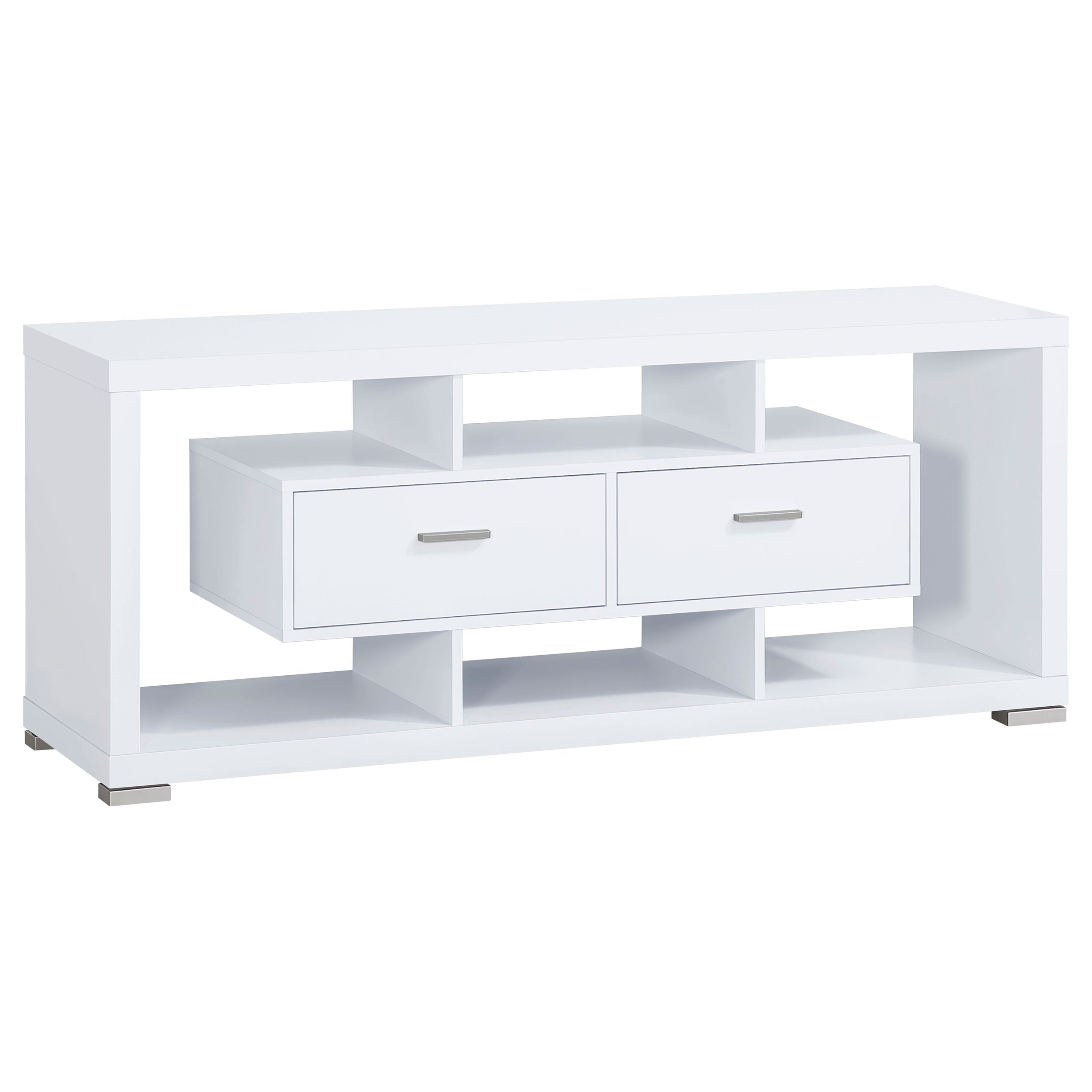 Darien 2-drawer Engineered Wood 59-inch TV Stand Cappuccino