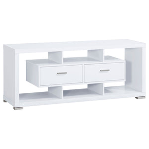 Darien 2-drawer Engineered Wood 59-inch TV Stand White