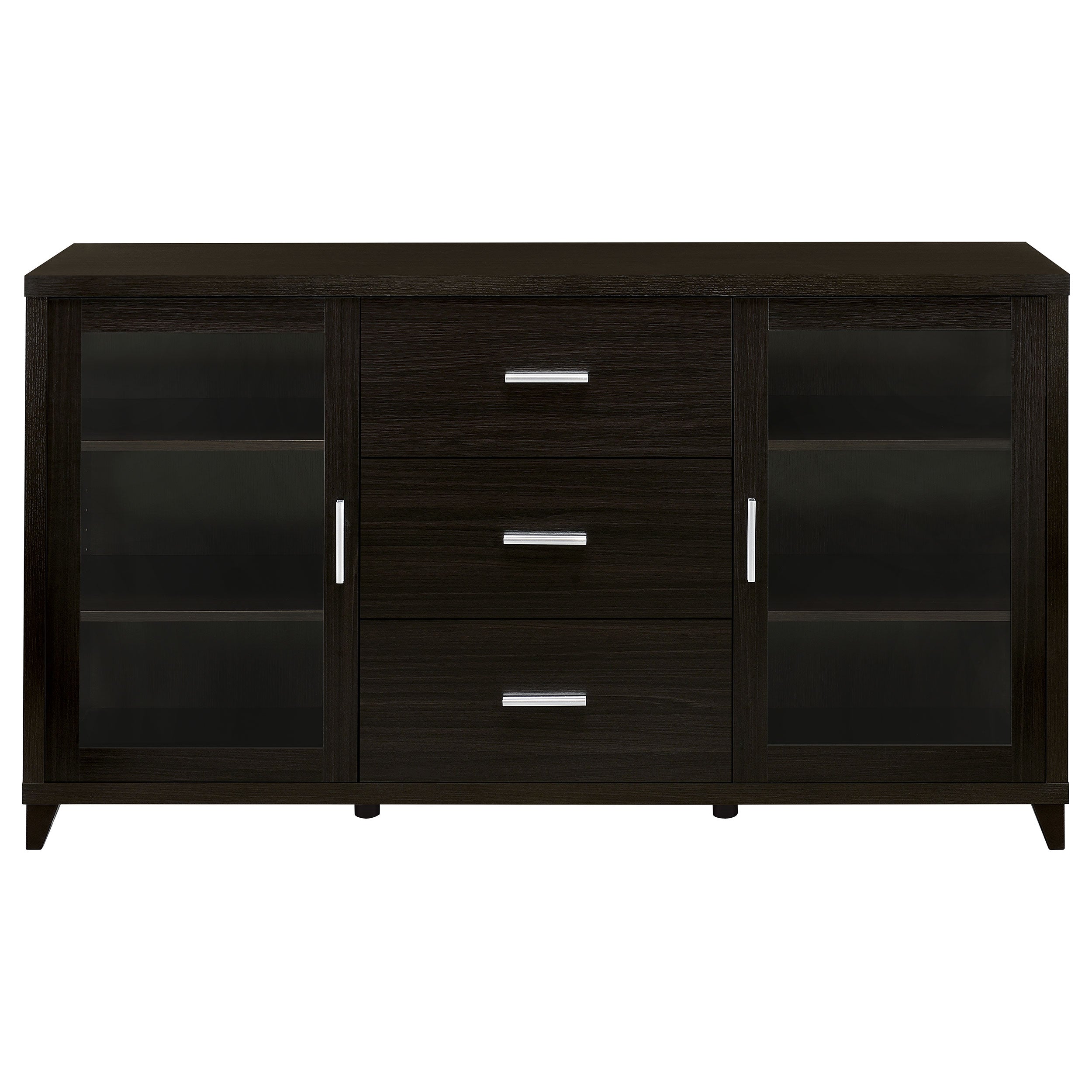 Lewes 2-door Engineered Wood 60-inch TV Stand Cappuccino