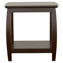 Dixon Rectangular Wood Coffee Table Set Espresso