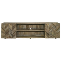 Keese 2-door Wood 70-inch TV Stand Media Console Mango Brown
