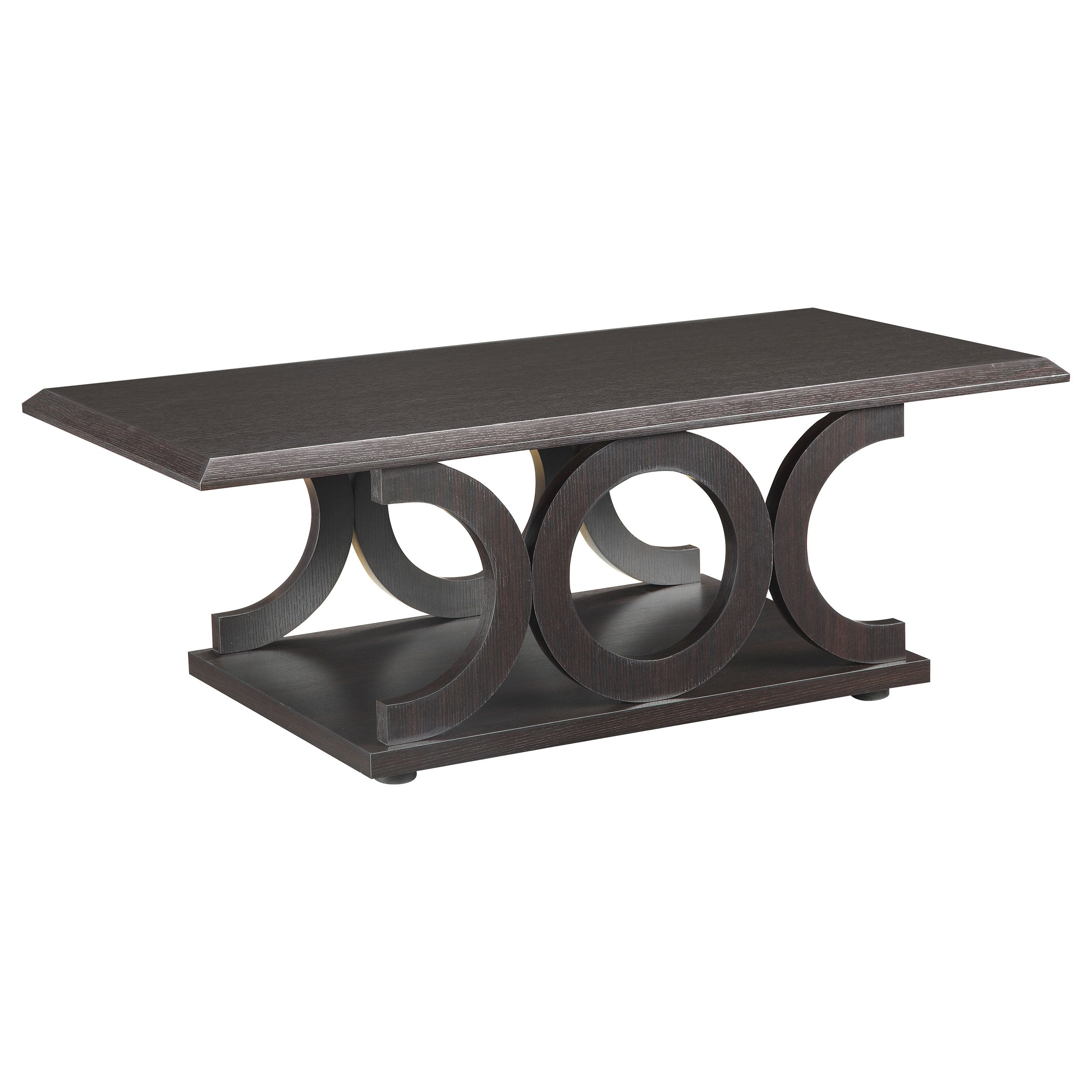 Shelly Coffee and End Table Set Cappuccino