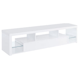 Jude 71-inch TV Entertainment Center White High Gloss