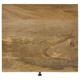 Stephie Square Coffee and End Table Set Honey Brown