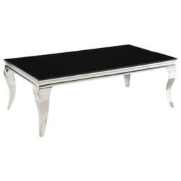 Carone Glass Top Coffee and End Table Set