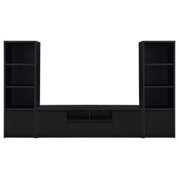 Winfield Entertainment Center 78-inch TV Stand Black