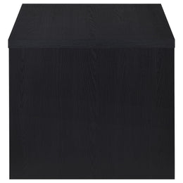 Knapp Engineered Wood Square Side End Table Black