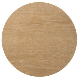 Ottowa Round Wood Coffee Table Set Light Oak