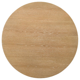 Ottowa 36-inch Round Wood Cocktail Coffee Table Light Oak