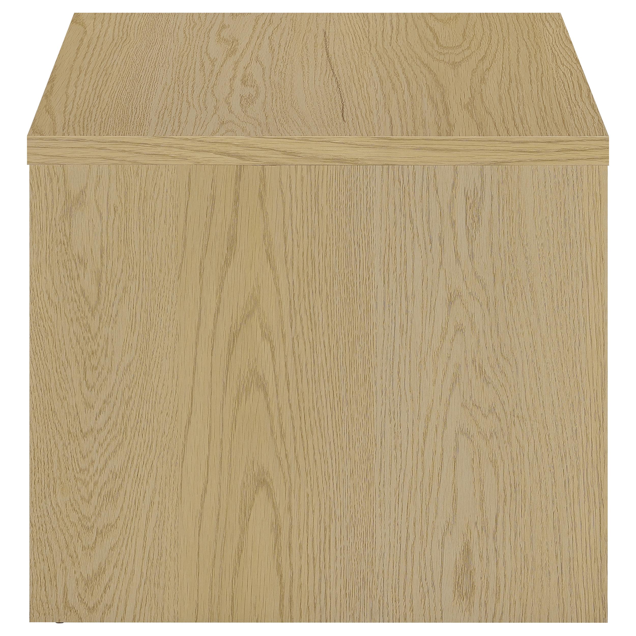 Canoga Engineered Wood Accent Side End Table Light Oak