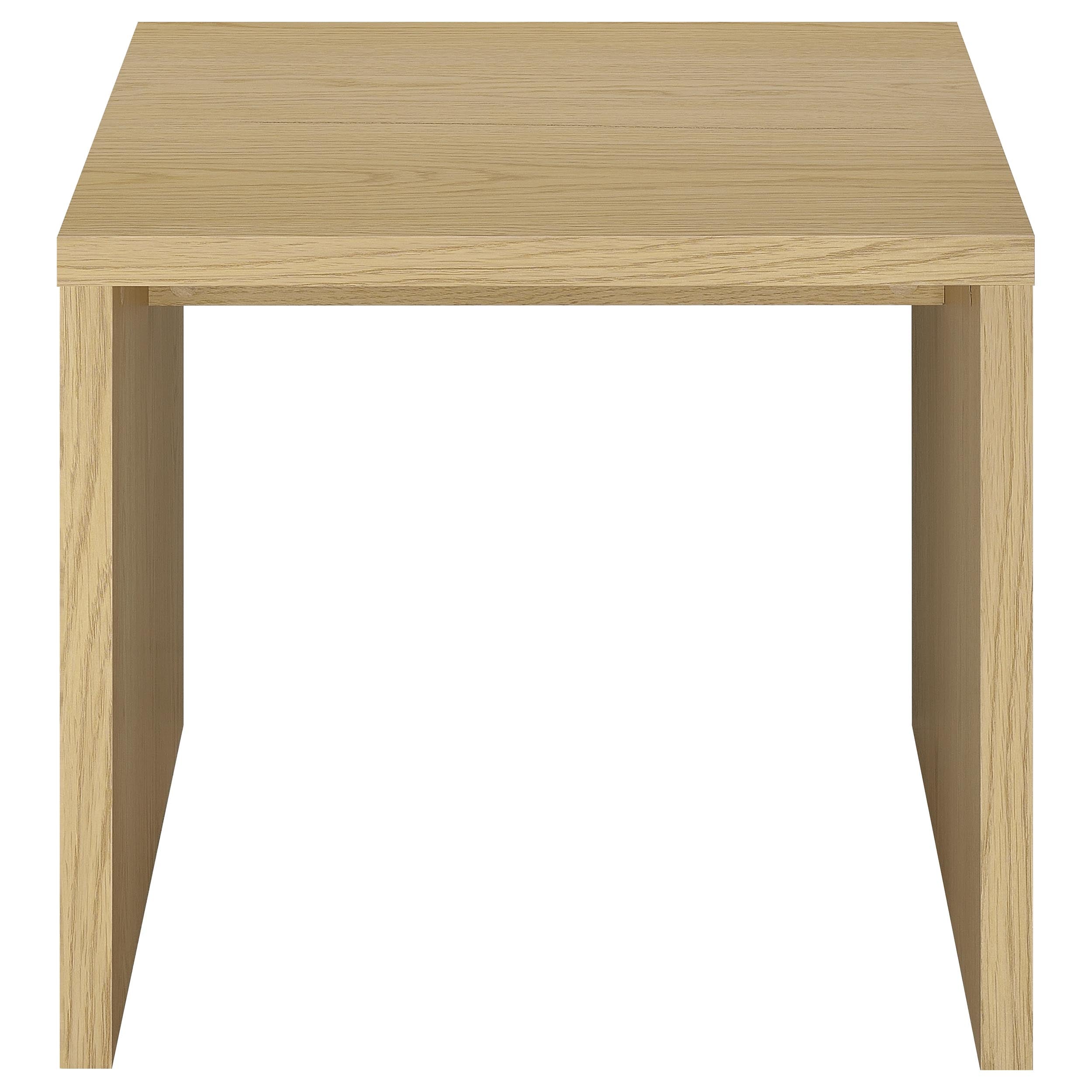 Canoga Lift Top Cocktail Coffee Table Set Light Oak