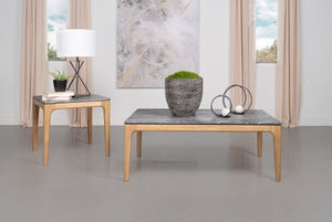 Polaris SmartTop Coffee and End Table Set Grey